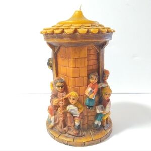 Vintage Gunter Kerzen GMBH West Germany Hand Crafted Pillar Candle